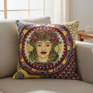 Decoration fabric GOBELIN PREMIUM Sicilian Art Tapestry PANEL
