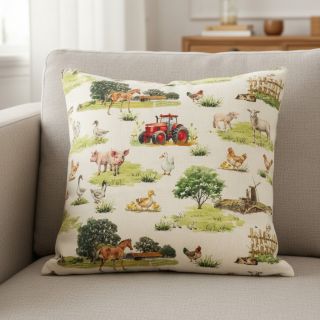 Decoration fabric Cosy Farm Animals digital print