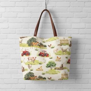 Decoration fabric Cosy Farm Animals digital print