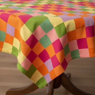 Decoration fabric Joyful Block Patch digital print