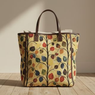 Decoration fabric GOBELIN premium Leaves Funky Arty