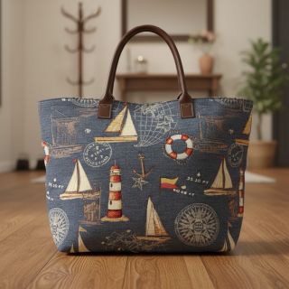 Decoration fabric GOBELIN premium Coast Lighthouse Sea