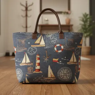 Decoration fabric GOBELIN premium Coast Lighthouse Sea
