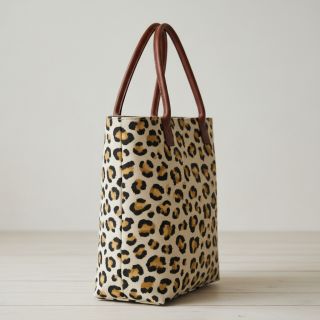 Decoration fabric Linenlook premium Leopard Animal Print