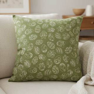 Decoration fabric Linenlook premium Easter Egg Tale