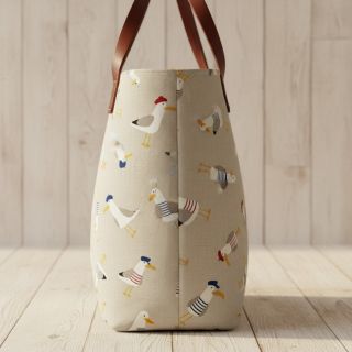 Decoration fabric Linenlook premium Seagull dress up