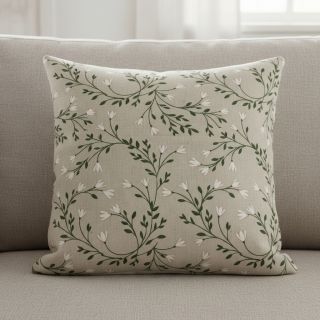 Decoration fabric Linenlook premium Flower Bell Garland