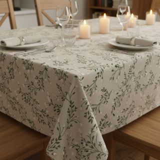 Decoration fabric Linenlook premium Flower Bell Garland