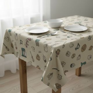 Decoration fabric Linenlook premium Bake Off Doodle