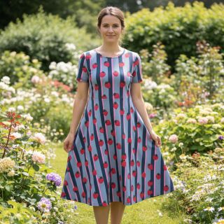 Jersey Fruits Strawberry petrol