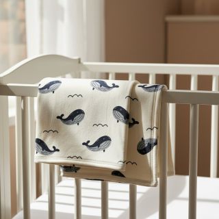 Sweat JOGGING Whales ecru