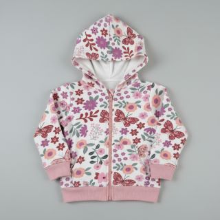 Sweat fabric Flowers Azriel offwhite