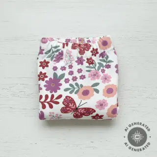 Sweat fabric Flowers Azriel offwhite