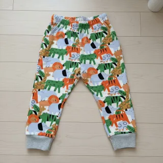 Sweat fabric Animaland white