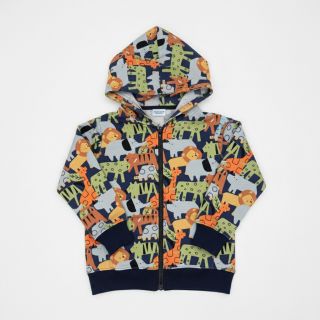 Sweat fabric Animaland navy