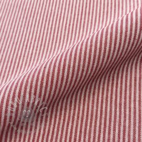 Decoration fabric DOBBY Colored stripe cherry