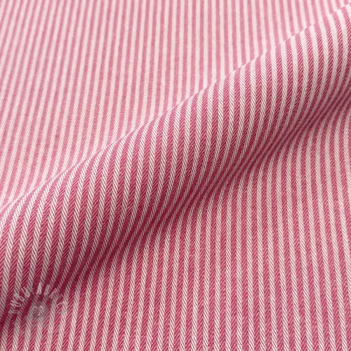 Decoration fabric DOBBY Colored stripe fuchsia