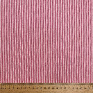 Decoration fabric DOBBY Colored stripe fuchsia