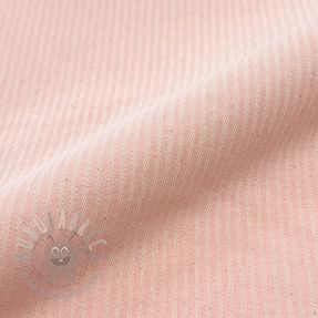 Decoration fabric DOBBY Colored stripe light pink