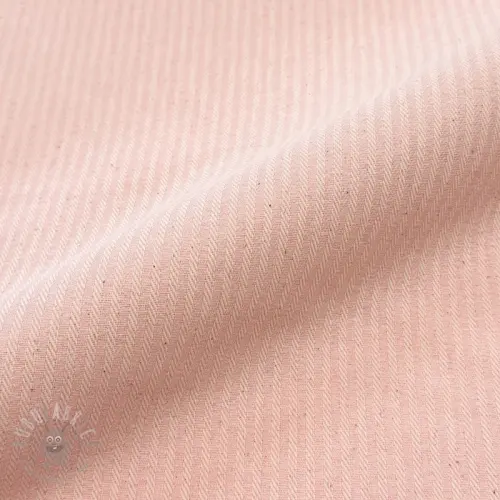 Decoration fabric DOBBY Colored stripe light pink