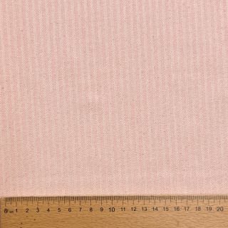 Decoration fabric DOBBY Colored stripe light pink