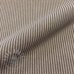 Decoration fabric DOBBY Colored stripe coffee