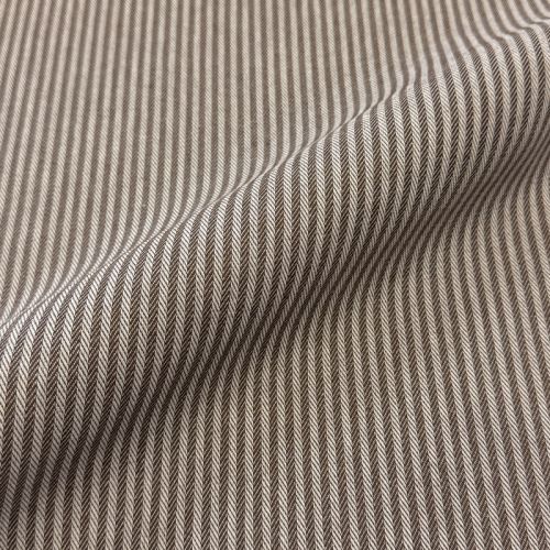 Decoration fabric DOBBY Colored stripe coffee