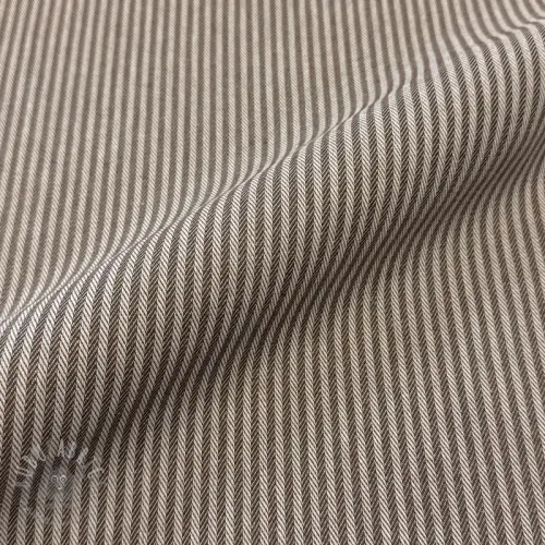 Decoration fabric DOBBY Colored stripe coffee