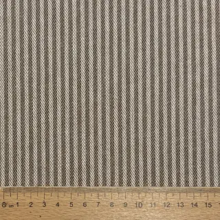 Decoration fabric DOBBY Colored stripe coffee