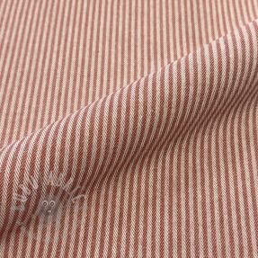 Decoration fabric DOBBY Colored stripe dark orange