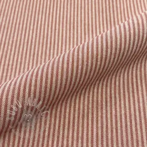 Decoration fabric DOBBY Colored stripe dark orange
