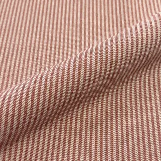 Decoration fabric DOBBY Colored stripe dark orange