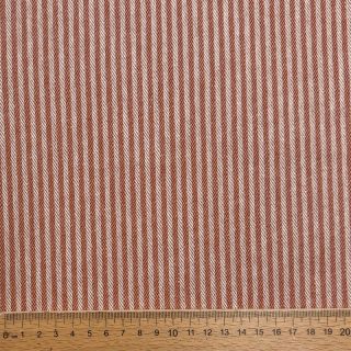 Decoration fabric DOBBY Colored stripe dark orange