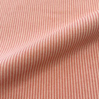 Decoration fabric DOBBY Colored stripe coral