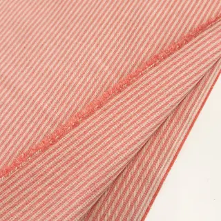 Decoration fabric DOBBY Colored stripe coral