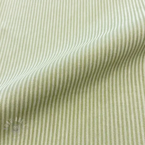 Decoration fabric DOBBY Colored stripe light green