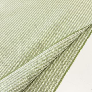 Decoration fabric DOBBY Colored stripe light green