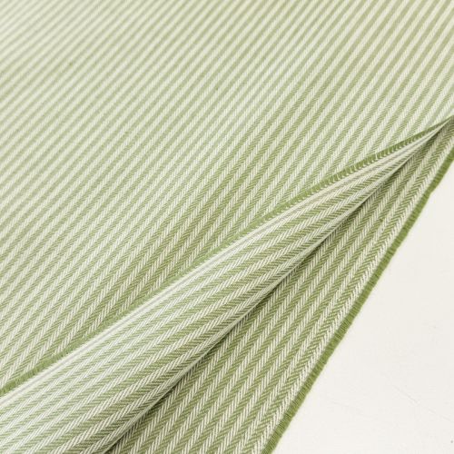 Decoration fabric DOBBY Colored stripe light green