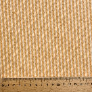 Decoration fabric DOBBY Colored stripe ochre