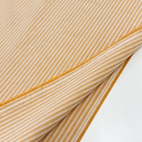 Decoration fabric DOBBY Colored stripe ochre