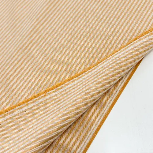 Decoration fabric DOBBY Colored stripe ochre