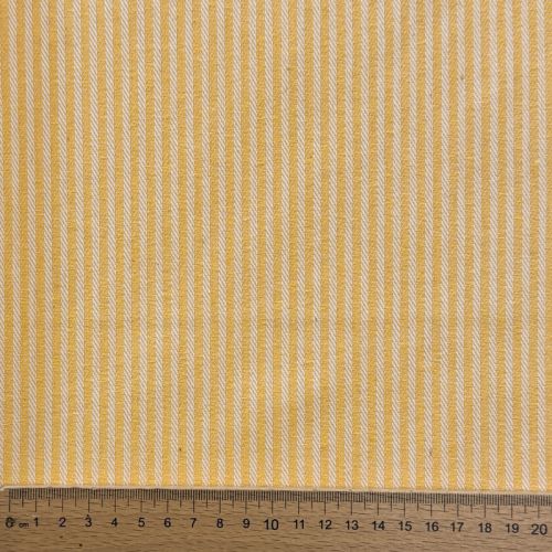 Decoration fabric DOBBY Colored stripe warm yellow