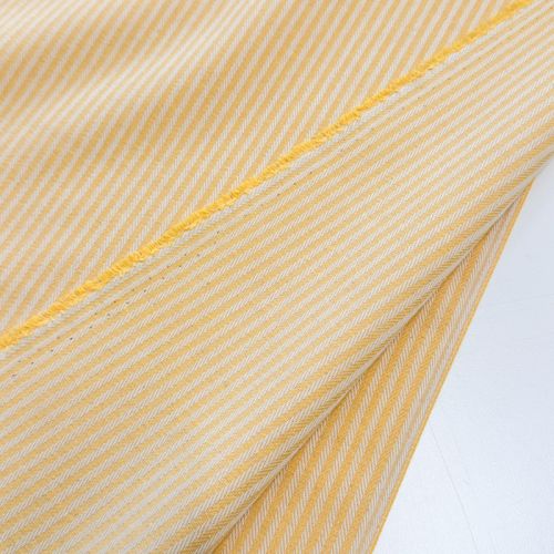 Decoration fabric DOBBY Colored stripe warm yellow