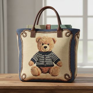 Decoration fabric GOBELIN PREMIUM Teddy Bear Nautic PANEL