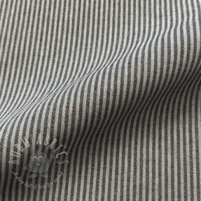 Decoration fabric DOBBY Colored stripe graphite