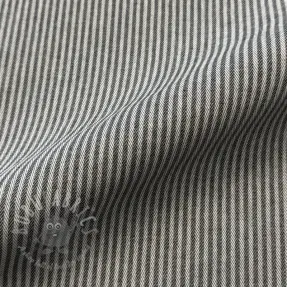 Decoration fabric DOBBY Colored stripe graphite