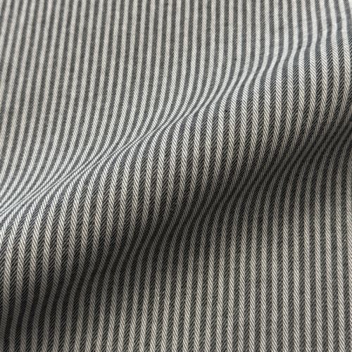 Decoration fabric DOBBY Colored stripe graphite