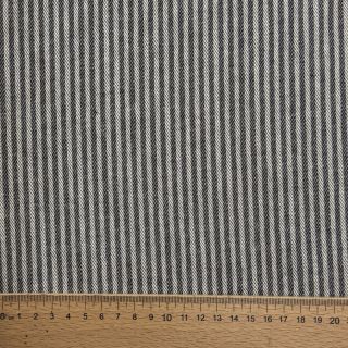 Decoration fabric DOBBY Colored stripe graphite