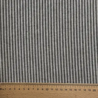 Decoration fabric DOBBY Colored stripe graphite