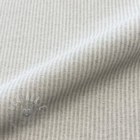 Decoration fabric DOBBY Colored stripe light grey